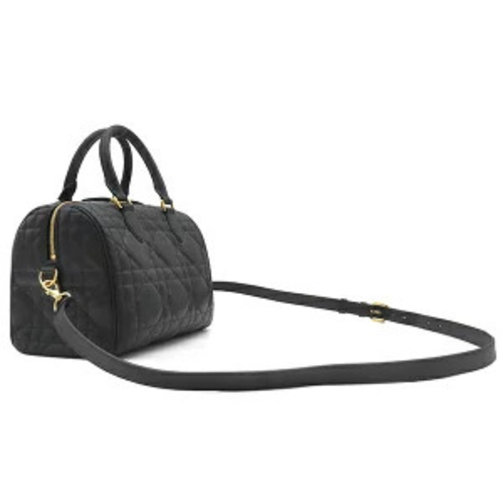 Christian Dior Groove Bag Calfskin Black Macro Cannage Strap Shoulder - Picture 2 of 6